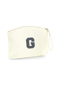 COLLEGE INITIAL POUCH LARGE