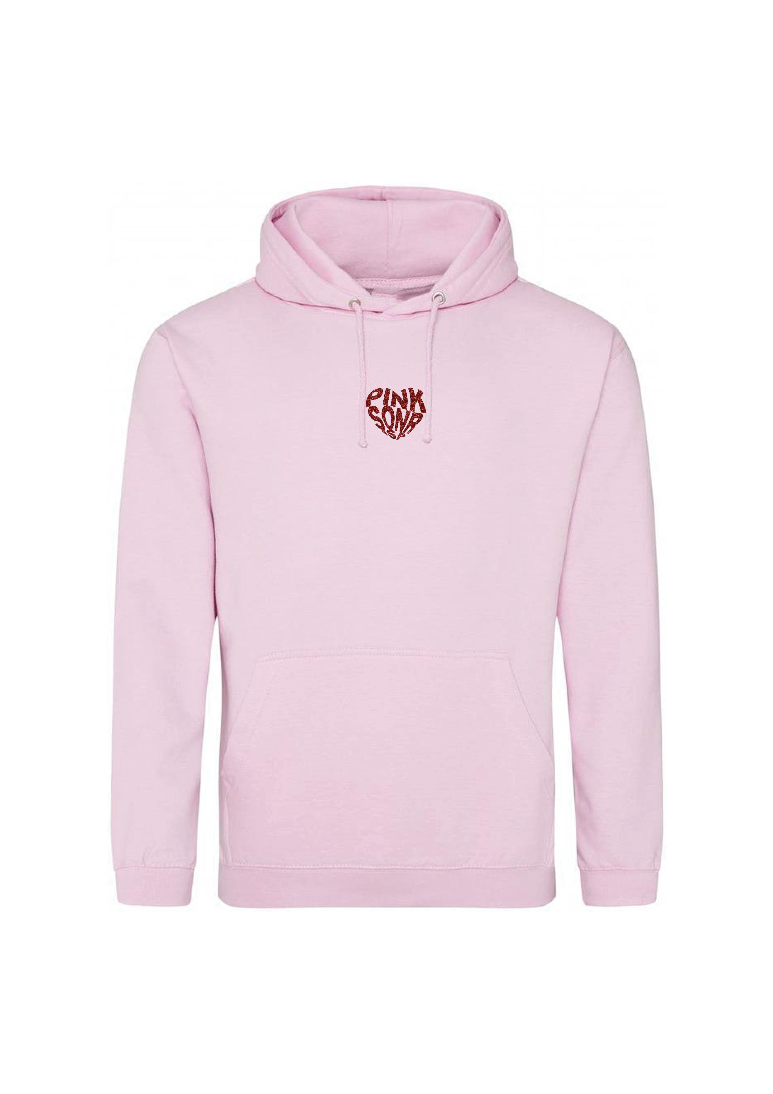HOODIE GLITTER HEART