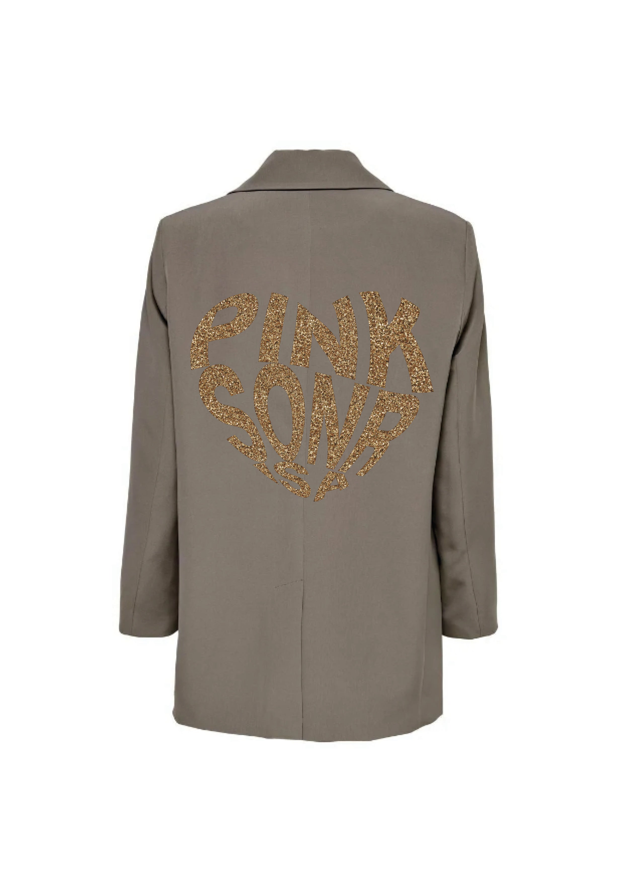 PINK SONRISA HEART BLAZER