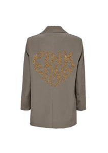 PINK SONRISA HEART BLAZER
