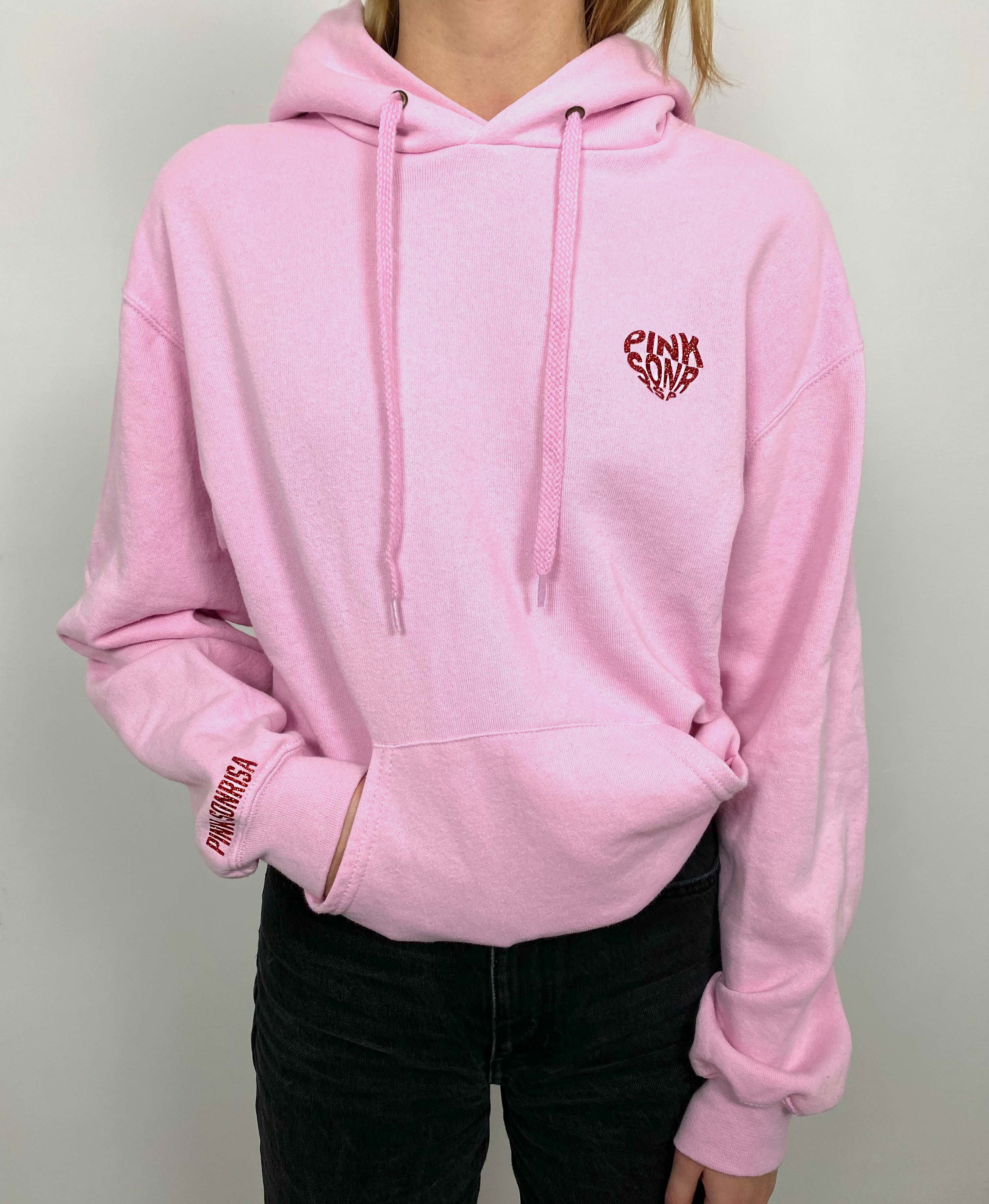 HOODIE GLITTER HEART
