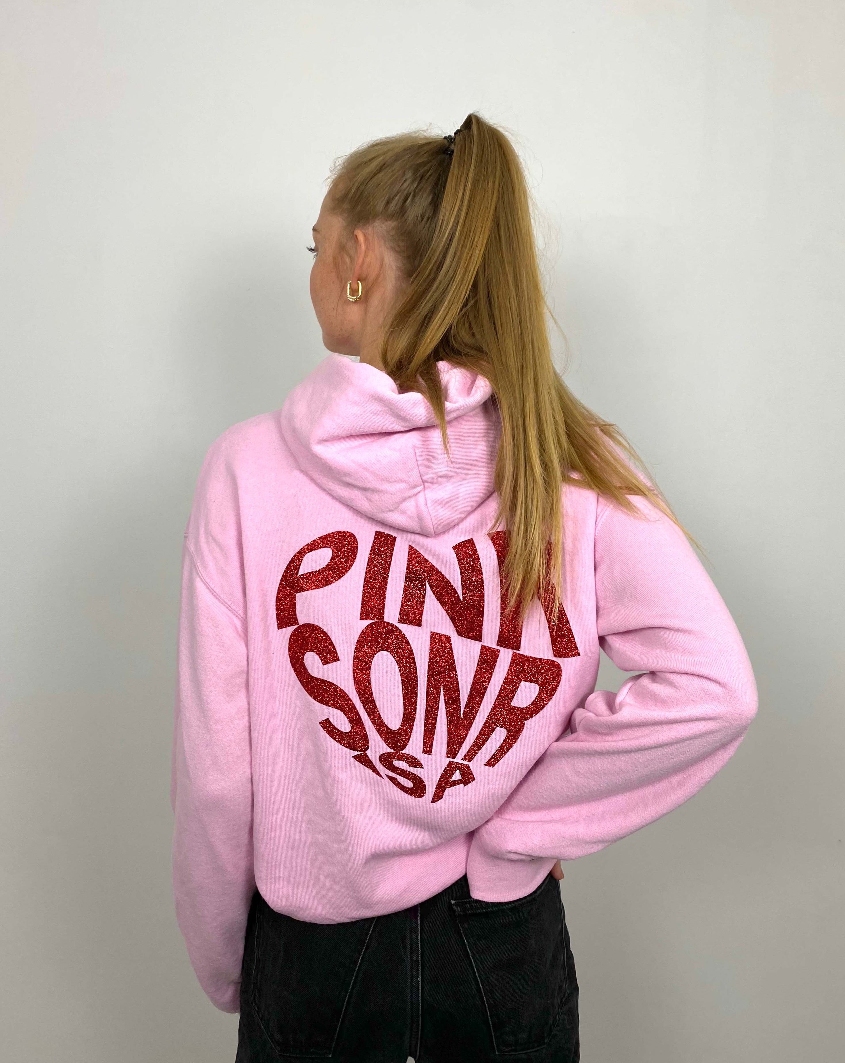 HOODIE GLITTER HEART