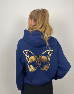 HOODIE BUTTERFLY SKULL